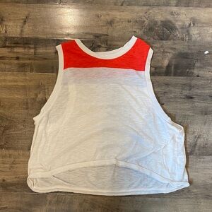 Free People Love is Love Burn out Muscle tank